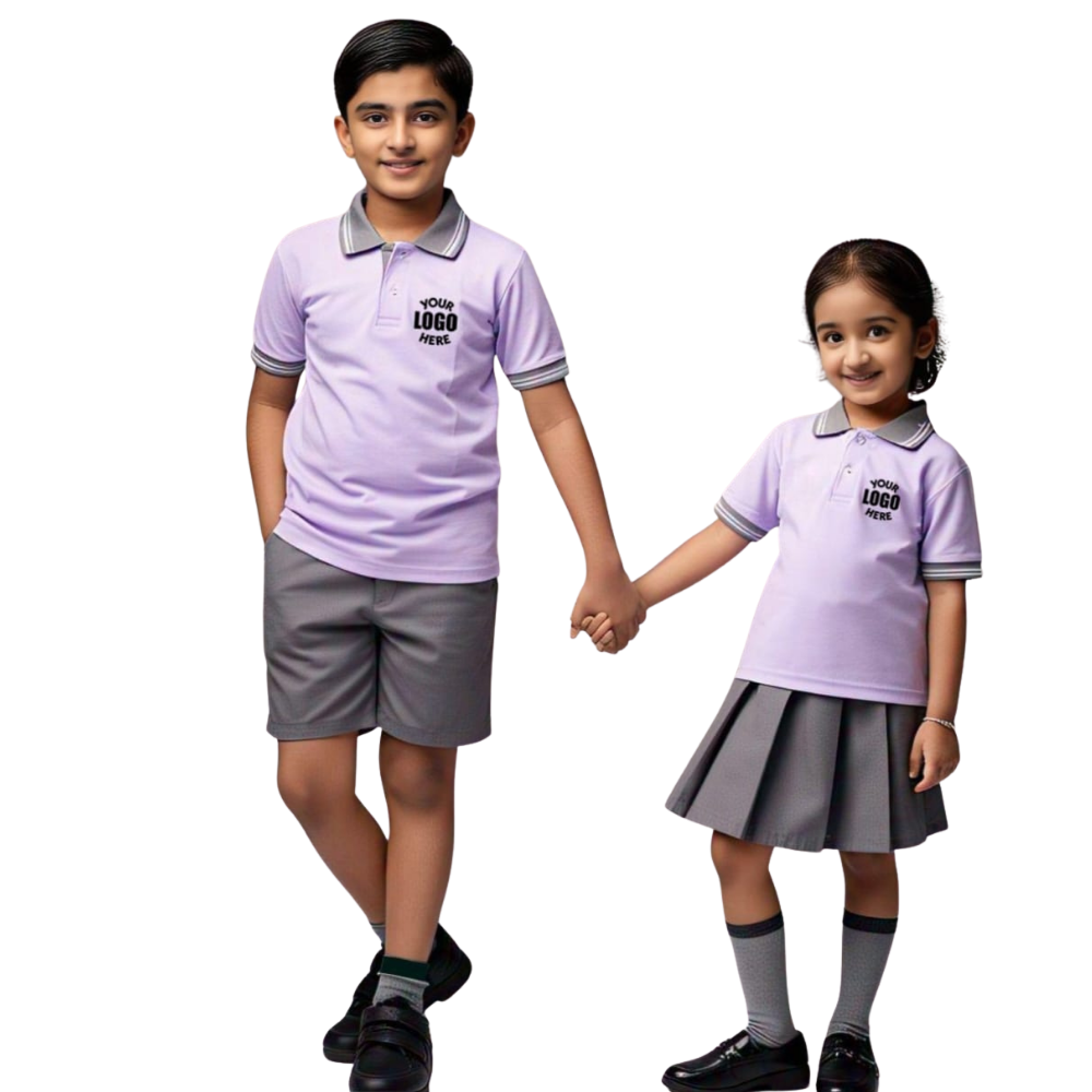 Complete Uniform Set - Lavender Polo