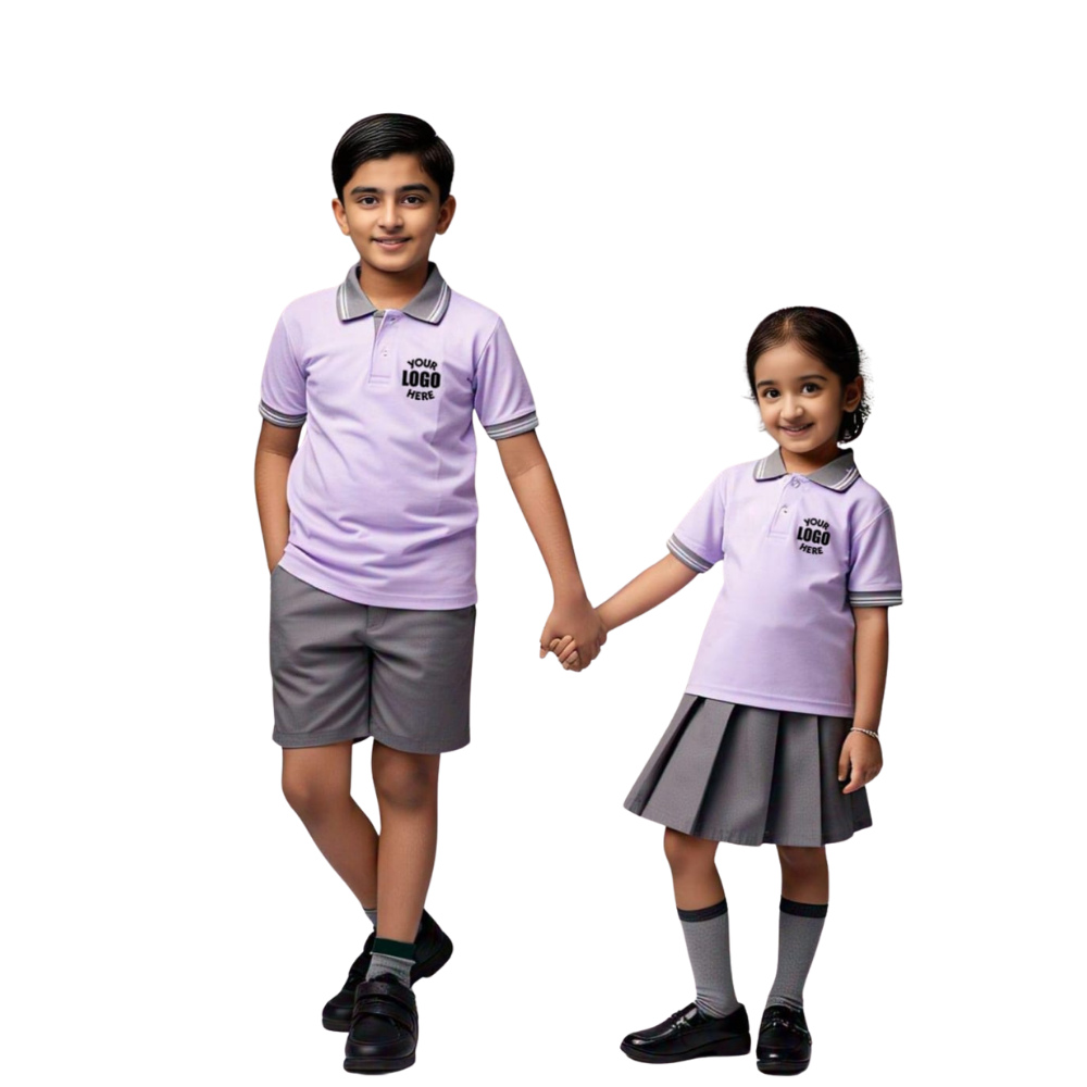 Complete Uniform Set - Lilac Polo (Junior)