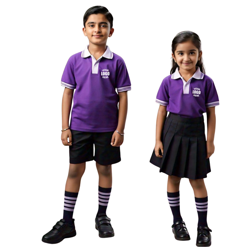 Complete Uniform Set - Royal Purple Polo