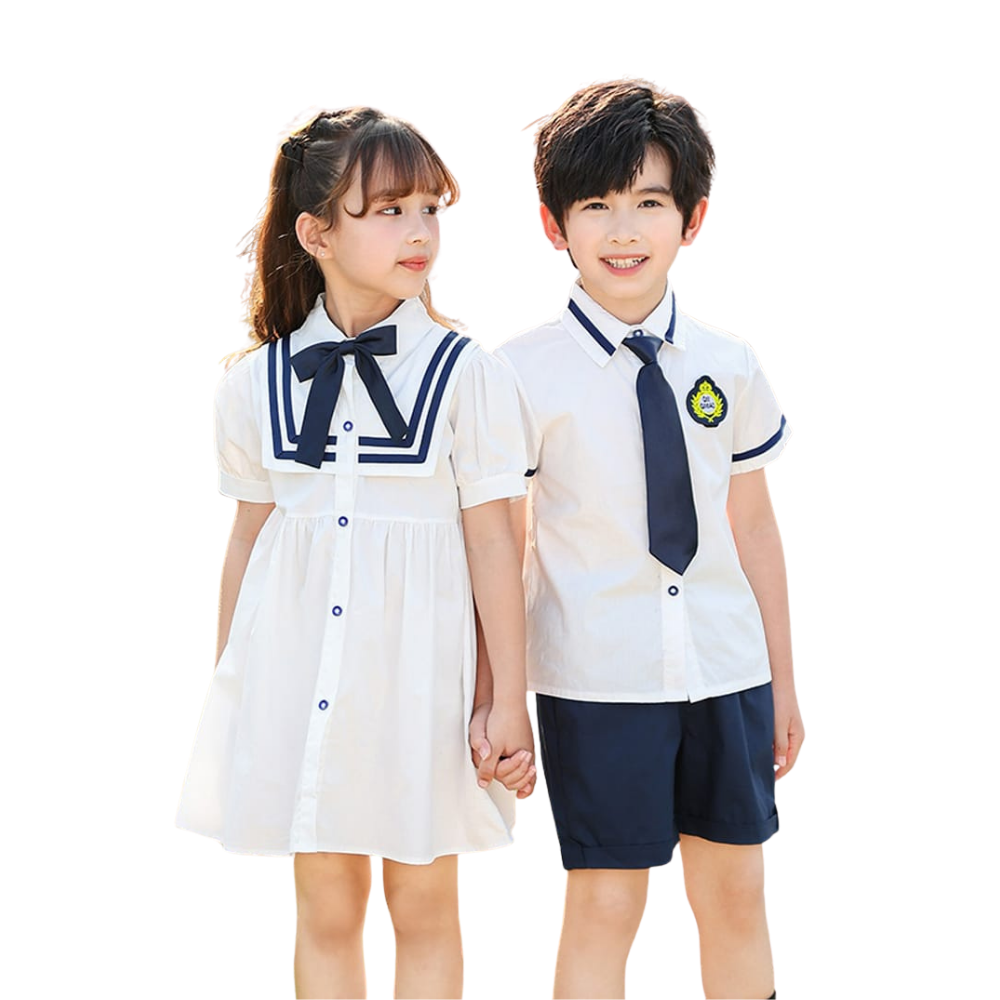 Complete Uniform Set - Sailor Style (White)