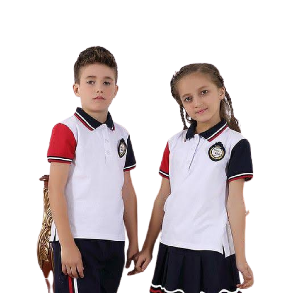 Complete Uniform Set - Yellow Polo (White Collar)