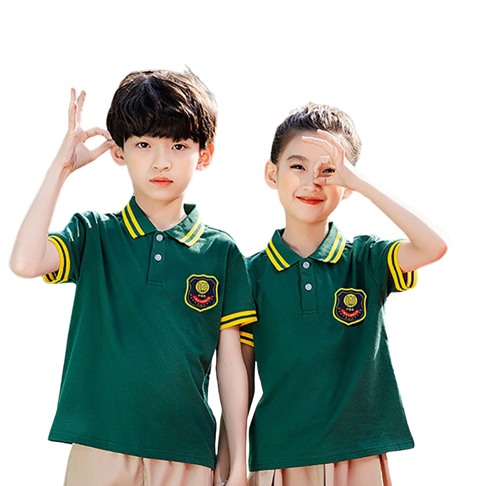 Complete Uniform Set - Yellow V-Neck Raglan